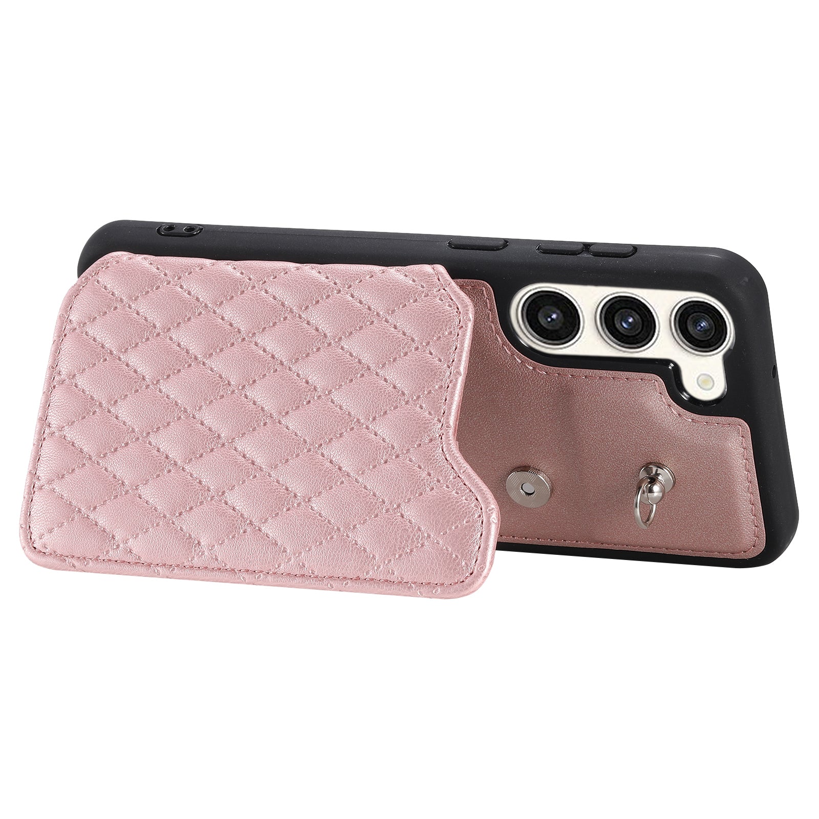 Style 008 PU TPU Phone Case for Samsung Galaxy S23 Rhombus Imprinted Anti-Drop Phone Cover with RFID Blocking Style 008 PU TPU Phone Case for Samsung Galaxy S23 Rhombus Imprinted Anti-Drop Phone Cover with RFID Blocking